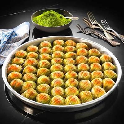 Fıstıklı Midye Baklava Tepsi